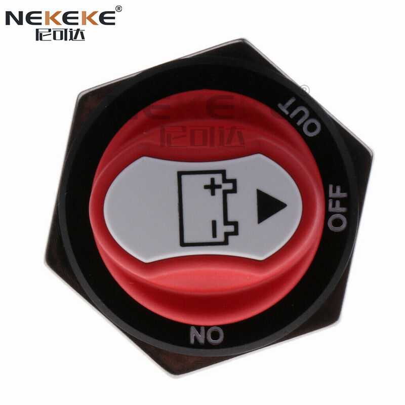 200A Continuous Rating Waterproof Dustproof 2 Position ON/OFF Marine Battery Disconnect Switch Battery Isolator Switch