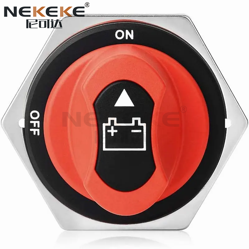 300A Continuous Rating Waterproof and Dustproof 2 Position ON/OFF Marine Battery Disconnect Switch Battery Isolator Switch