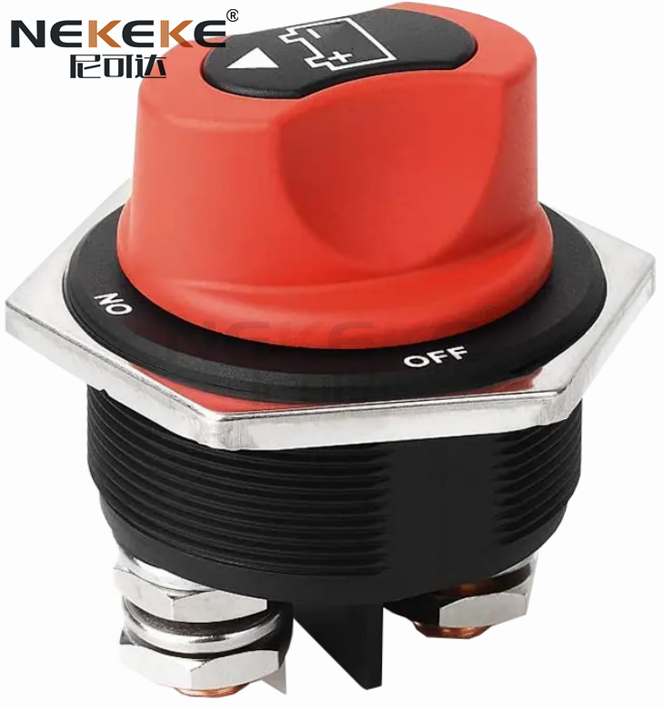 300A Continuous Rating Waterproof and Dustproof 2 Position ON/OFF Marine Battery Disconnect Switch Battery Isolator Switch