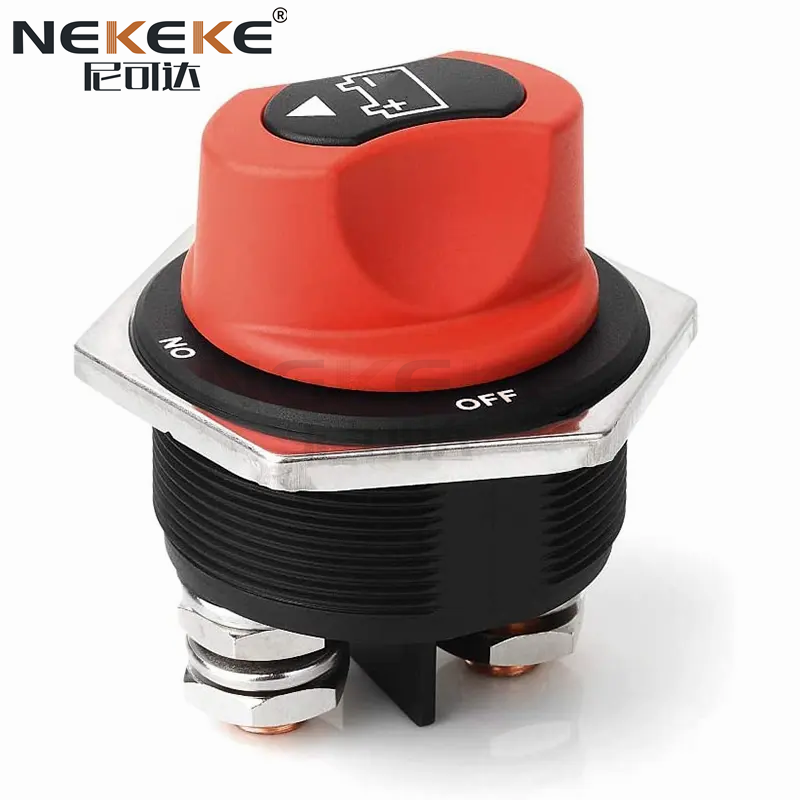 300A Continuous Rating Waterproof and Dustproof 2 Position ON/OFF Marine Battery Disconnect Switch Battery Isolator Switch