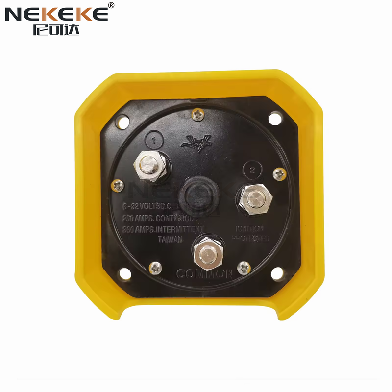 Key Lock Marine Battery Isolator Switch 250A Continuous Rating 2-ALL-1-OFF Battery Disconnect Switch