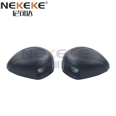Plastic Yacht Navigation Light Red Green 12V 1W 2NM Visibility Port And Starboard Lights