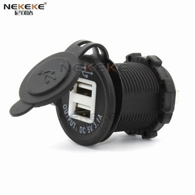 5V 3.1A Dual Port USB Marine Power Socket Adapter Waterproof Construction