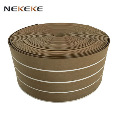 5mm Boots-PVC-Kunstteak-Decking, UV-beständiger Marine-Deckbelag