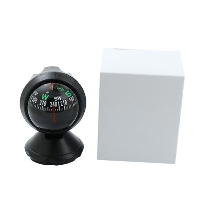 Multi Purpose Vehicle Compass , Adjustable Mounting Bracket Compass For Car Dashboard